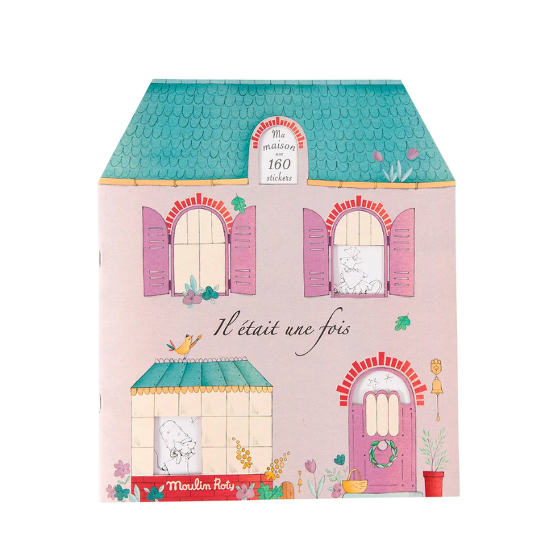 Kreativa barn - Moulin Roty - Klistermärkebok - 20 sidor