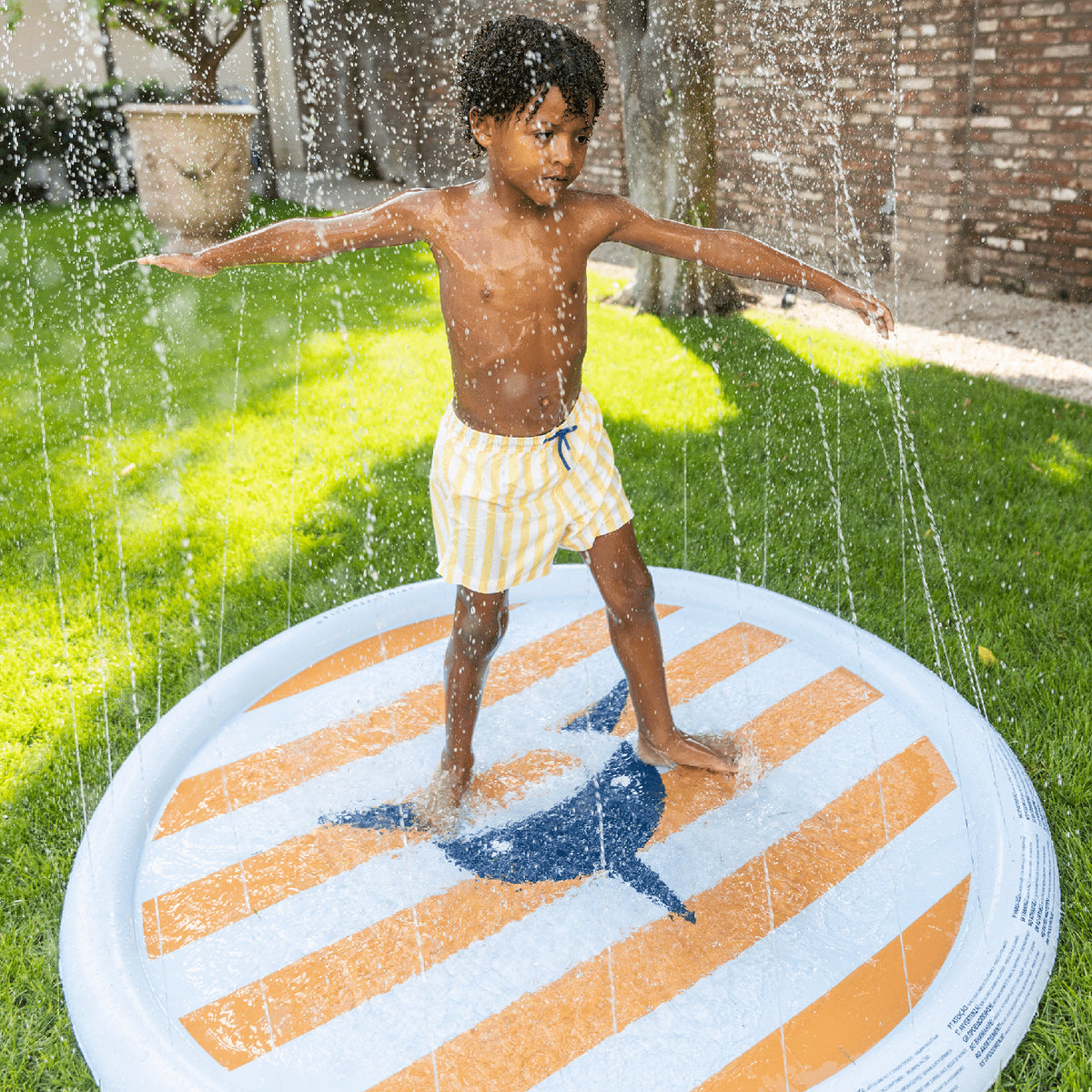 Swim Essentials Sprinklermåtte 150 cm - Tropical Shark