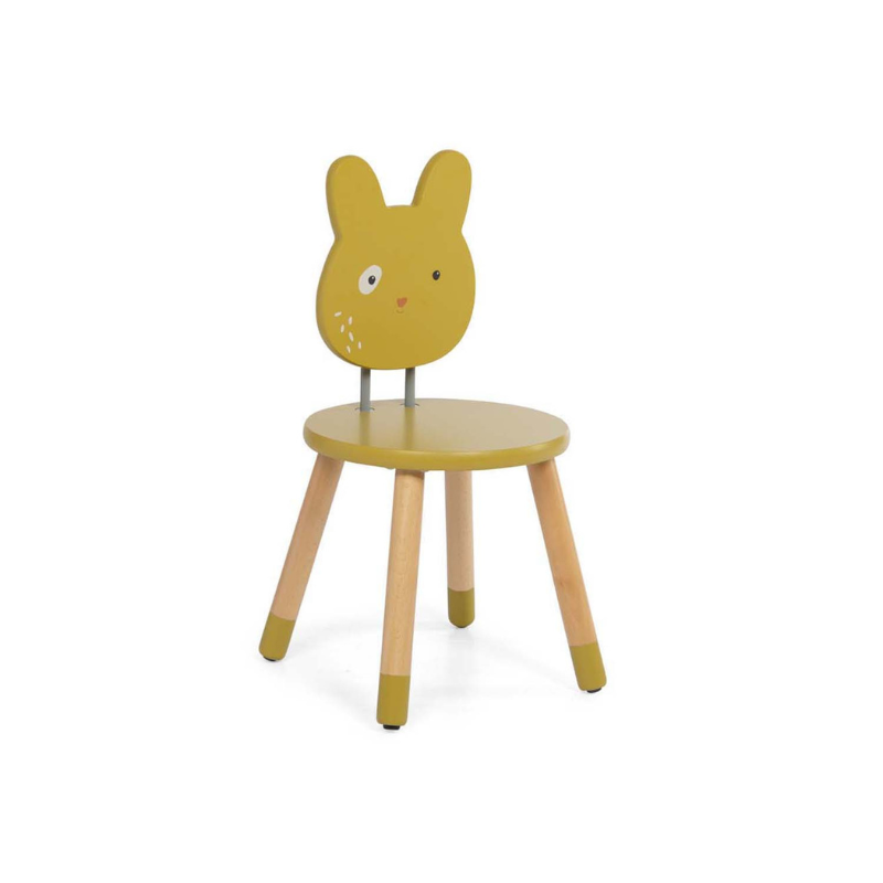 Barnstol Kanin Ockragul - Trois Petits Lapins från Moulin Roty