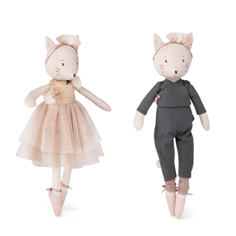 Barnleksaker - Moulin Roty - Ballerinamus i resväska 40 cm - Célestines garderob