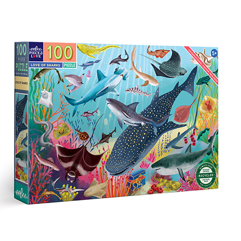 Barnpussel 100 st - Love of Sharks