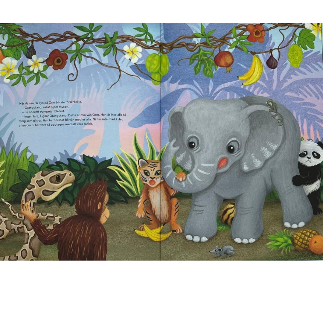 Orangutang är mörkrädd