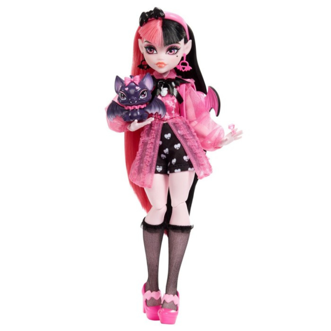 Monster High Draculaura-docka med supercoola tillbehör