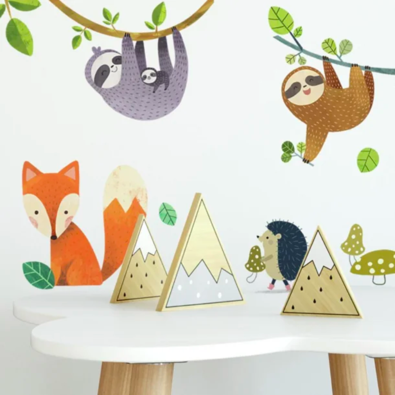 Barnrum - RoomMates - Wallstickers - Dovendyr & venner
