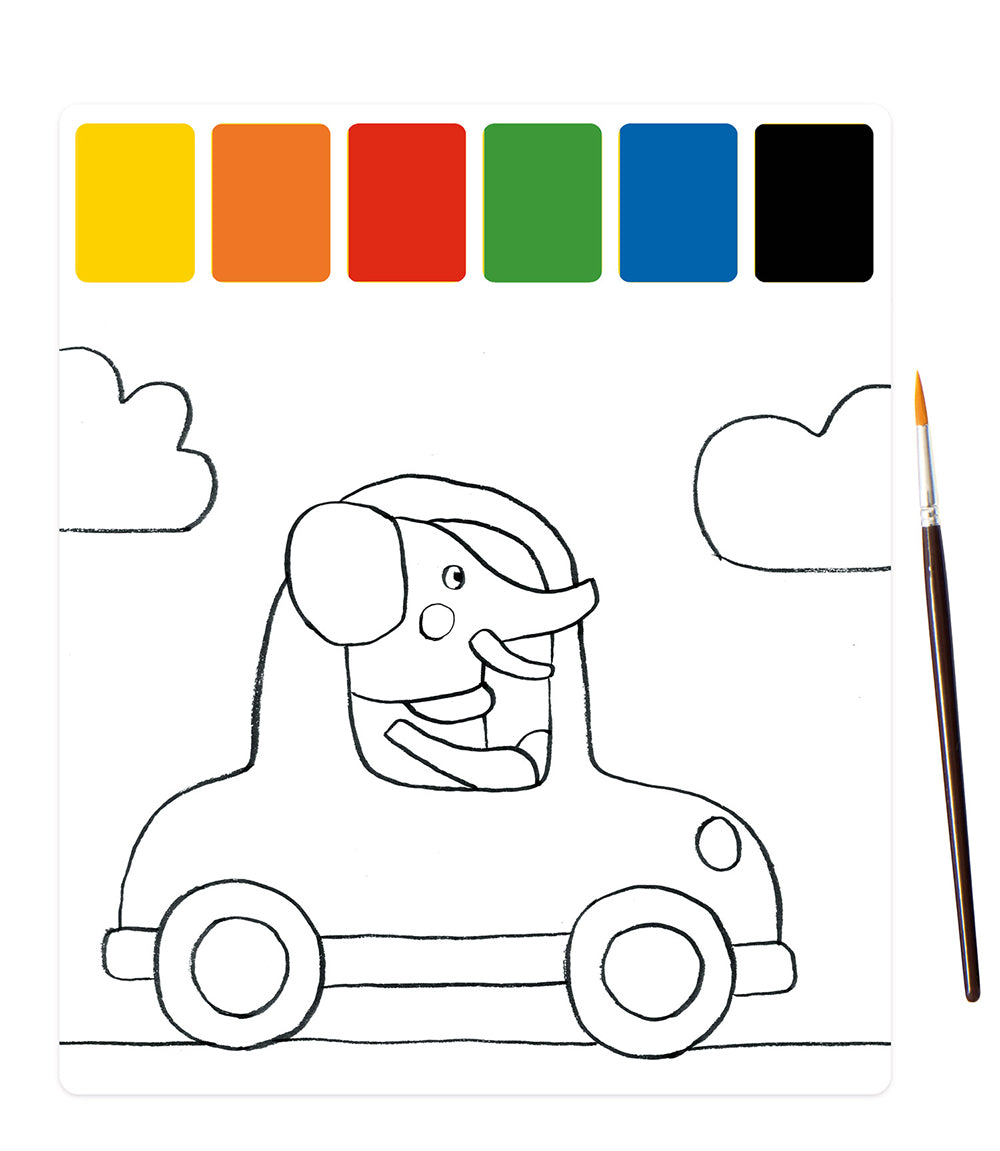 Moulin Roty - Magiskt färgset - Jag målar med vatten