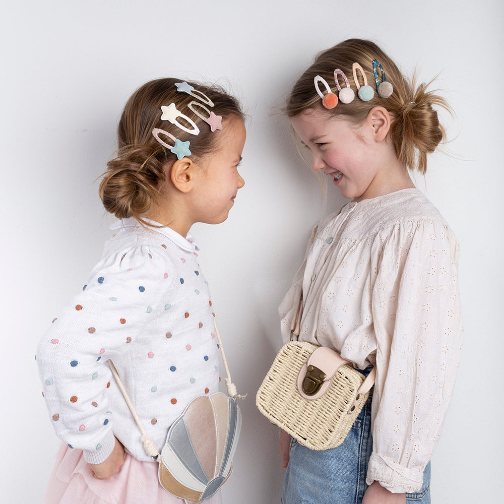 Mimi & Lula Axelväska – Snäckskal – Shimmer