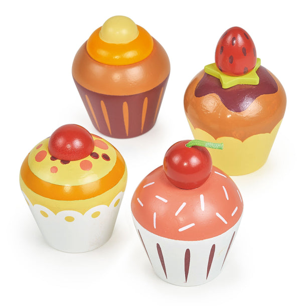 Mentari Cupcakes i trä – 4 st