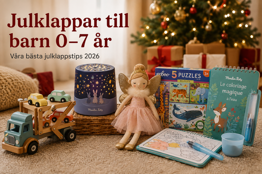 Julklappar till barn 0–7 år – våra bästa julklappstips 2026