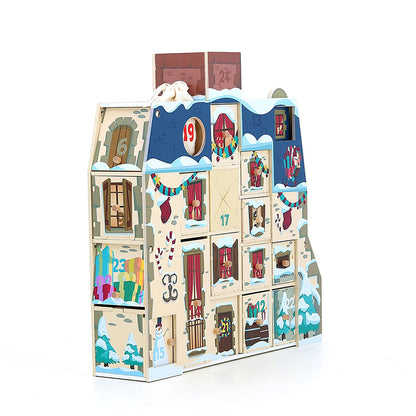 Vilac Adventskalender – Adventshus med 24 Luckor