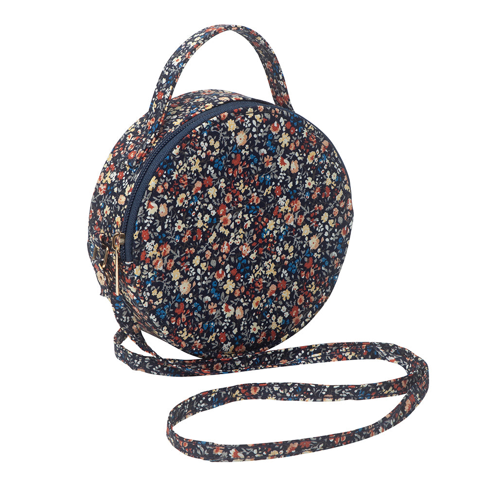 Mimi & Lula Rund axelväska – Fleur Winter Ivy