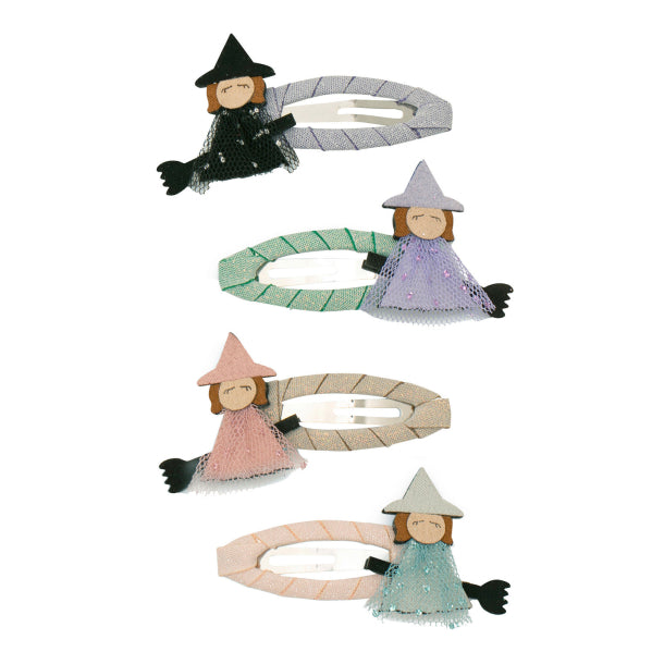 Mimi & Lula 4 hårspännen - Witch Friends