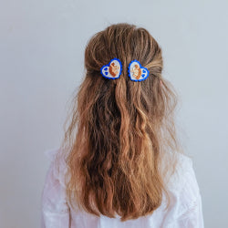 Mimi & Lula Hårclips 2 st – Large Scalloped Heart Show Pony