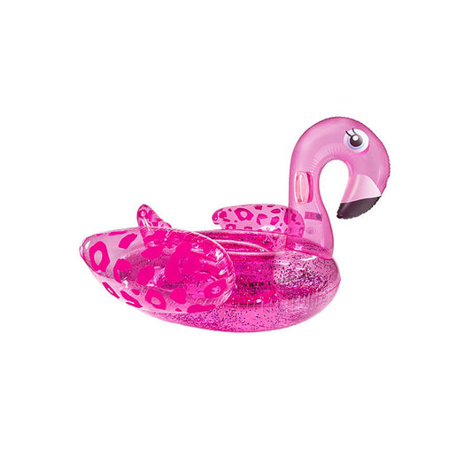 Swim Essentials Badedyr 142 cm - Neon Pink Flamingo
