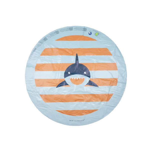 Swim Essentials Sprinklermåtte 150 cm - Tropical Shark