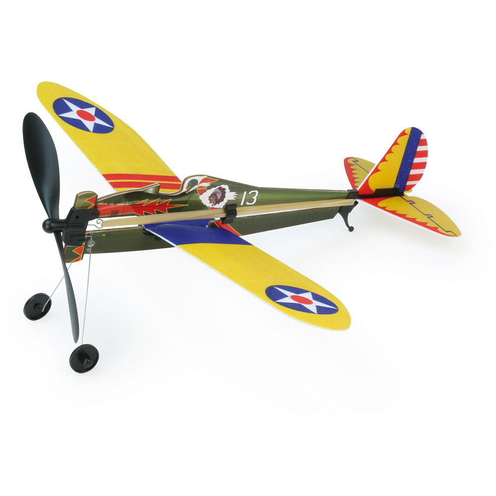 Vilac Flygplan med gummibandsmotor – assorterade färger