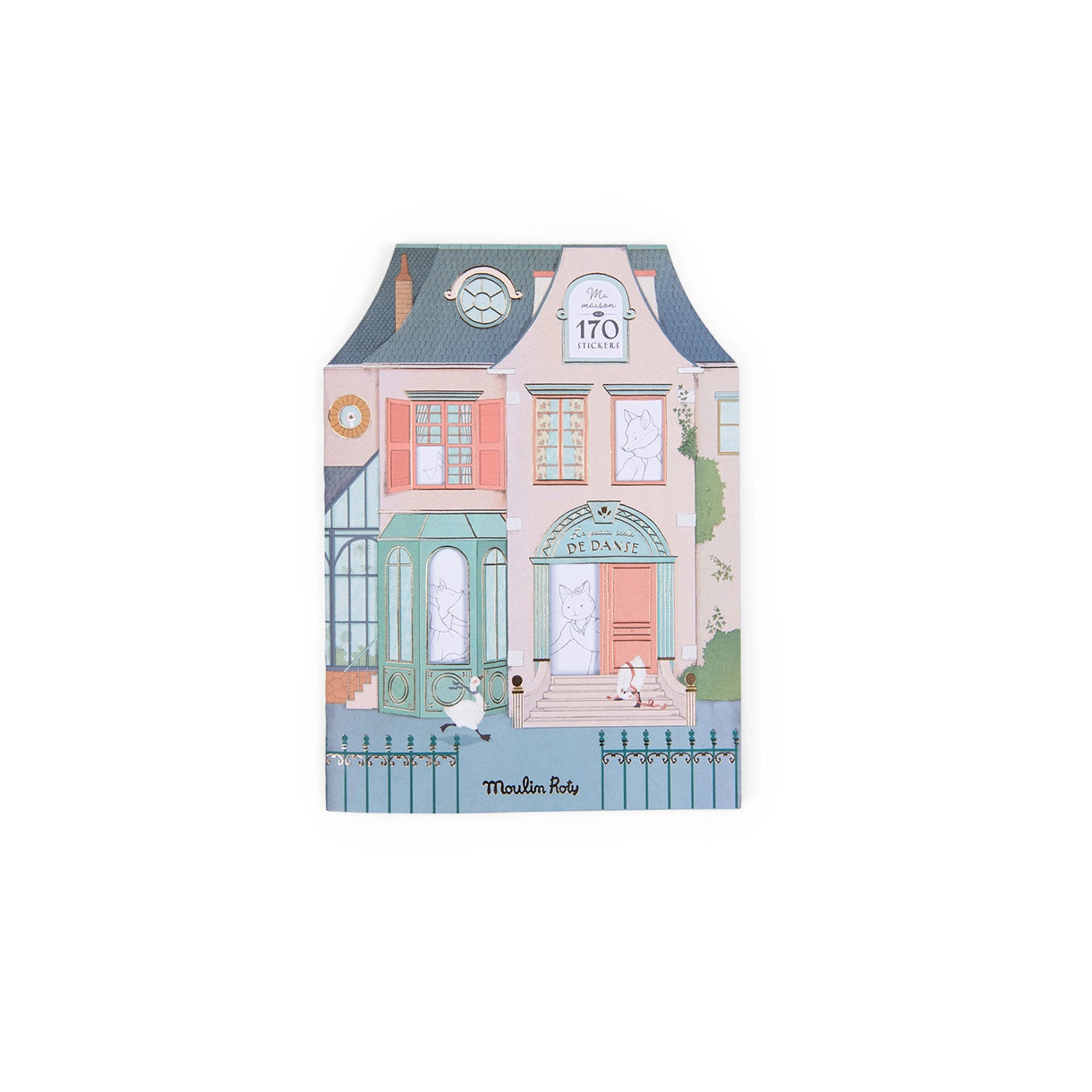 Moulin Roty Colouring Book with 170 Stickers - La Petite Ecole de Danse