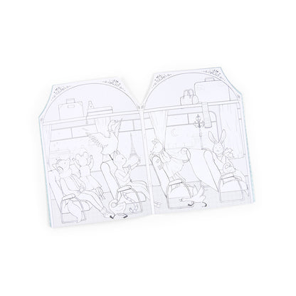 Moulin Roty Colouring Book with 170 Stickers - La Petite Ecole de Danse