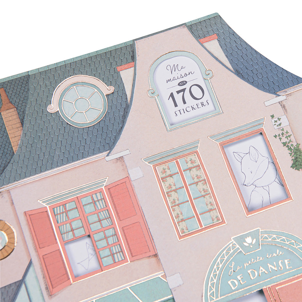 Moulin Roty Colouring Book with 170 Stickers - La Petite Ecole de Danse