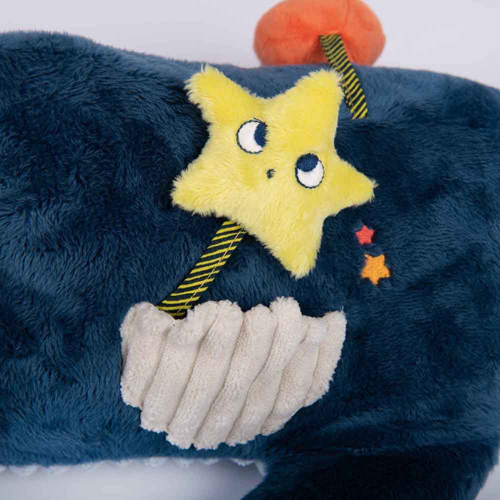 Moulin Roty Aktivitetsmjukisdjur - Haj 58 cm - Les Aventures de Paulie