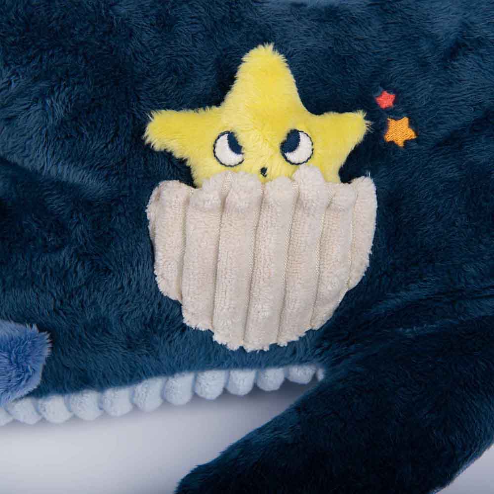 Moulin Roty Aktivitetsmjukisdjur - Haj 58 cm - Les Aventures de Paulie