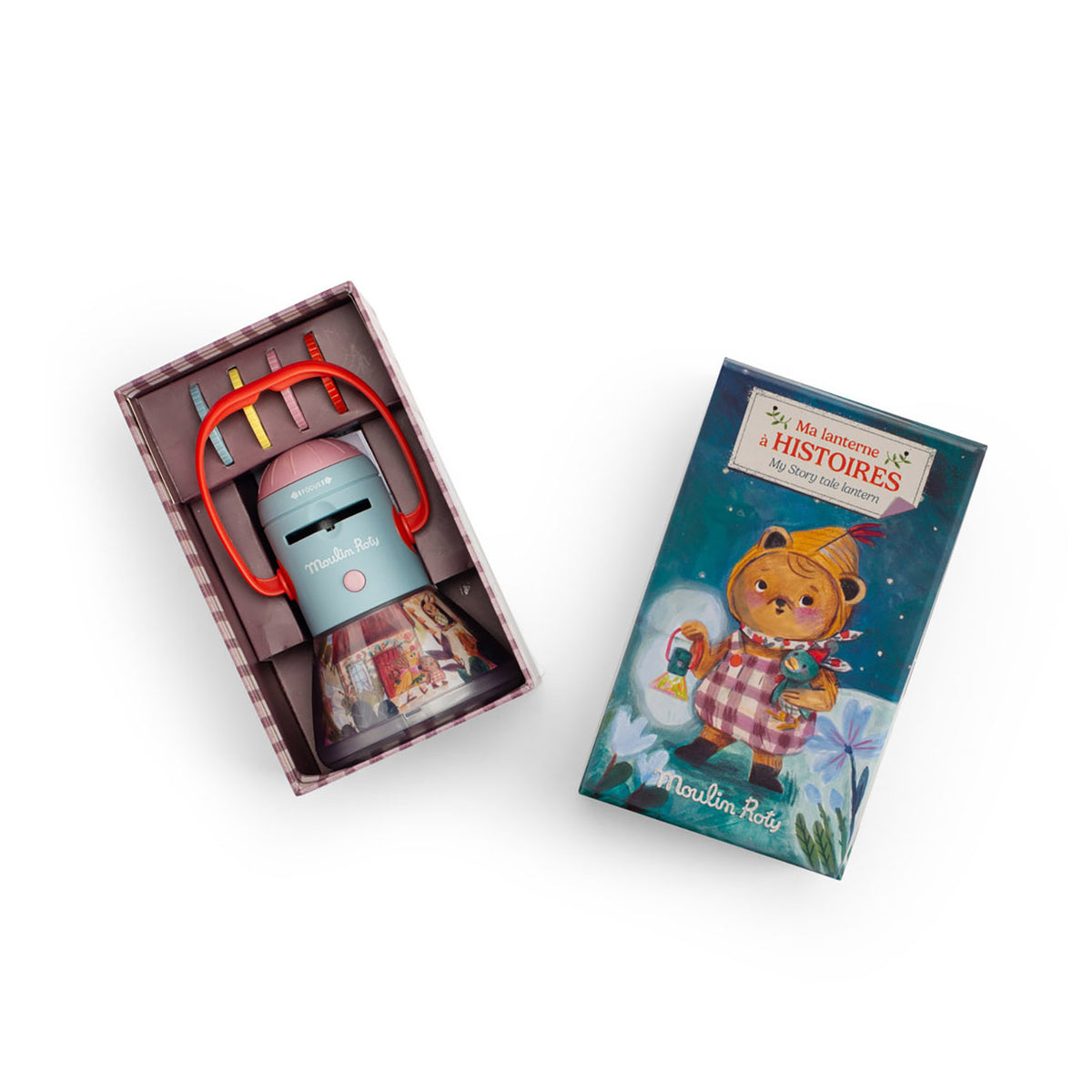 Moulin Roty Projektorficklampa – Les Minouchkas