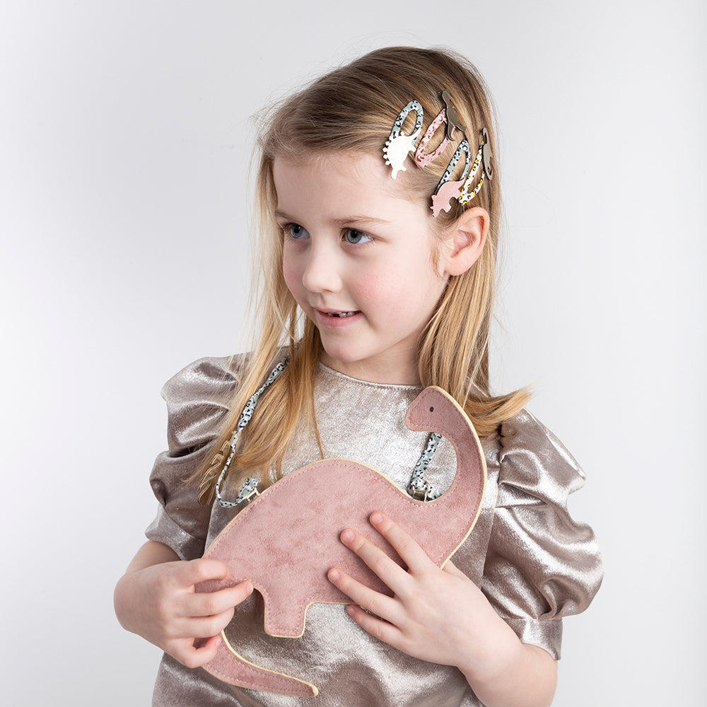 Mimi & Lula Axelväska – Diplodocus – Rosa