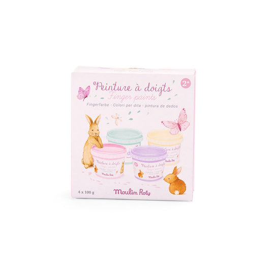 Moulin Roty Fingerfärg 4x100g – Les Rosalies