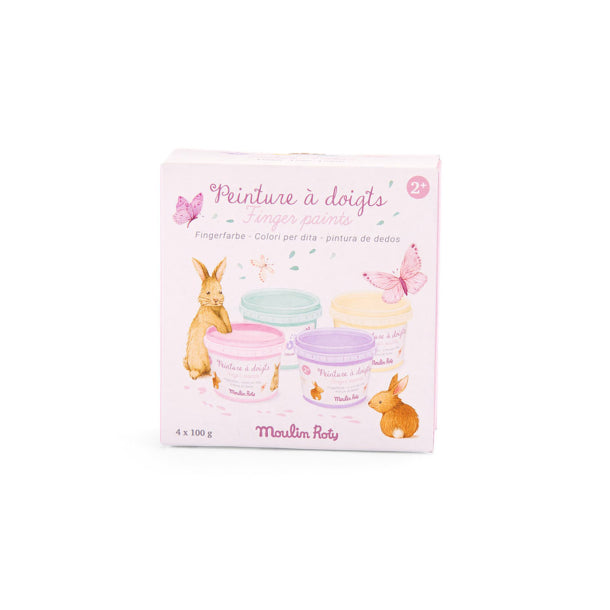 Moulin Roty Fingerfärg 4x100g – Les Rosalies
