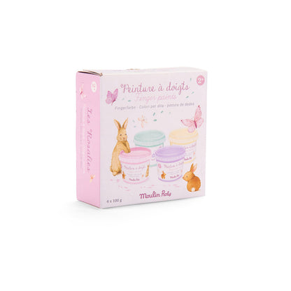 Moulin Roty Fingerfärg 4x100g – Les Rosalies
