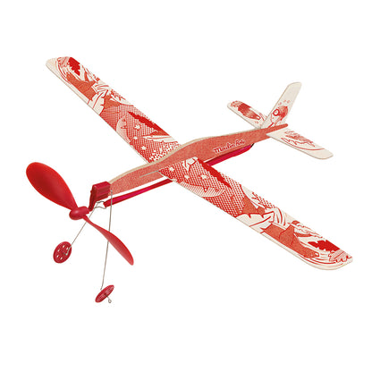 Moulin Roty Flygplan med gummibandsmotor – assorterade motiv