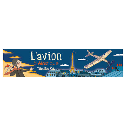 Moulin Roty Flygplan med gummibandsmotor – assorterade motiv