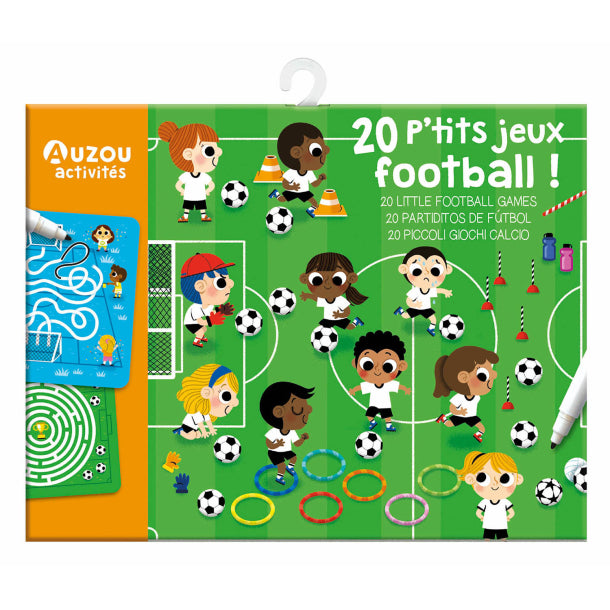 Auzou Aktivitetskort – 20 uppgifter – Fotboll