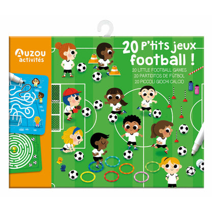 Auzou Aktivitetskort – 20 uppgifter – Fotboll