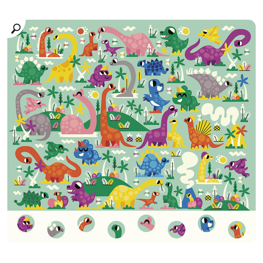 Auzou Aktivitetskort – 20 uppgifter – Dinosaurier