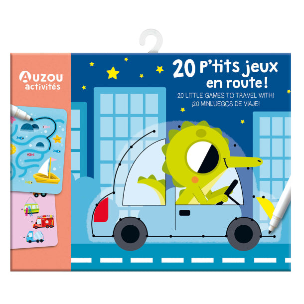 Auzou Aktivitetskort – 20 uppgifter – På resan