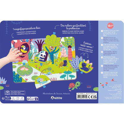 Auzou Puslespil 6 bitar - Jungledyr