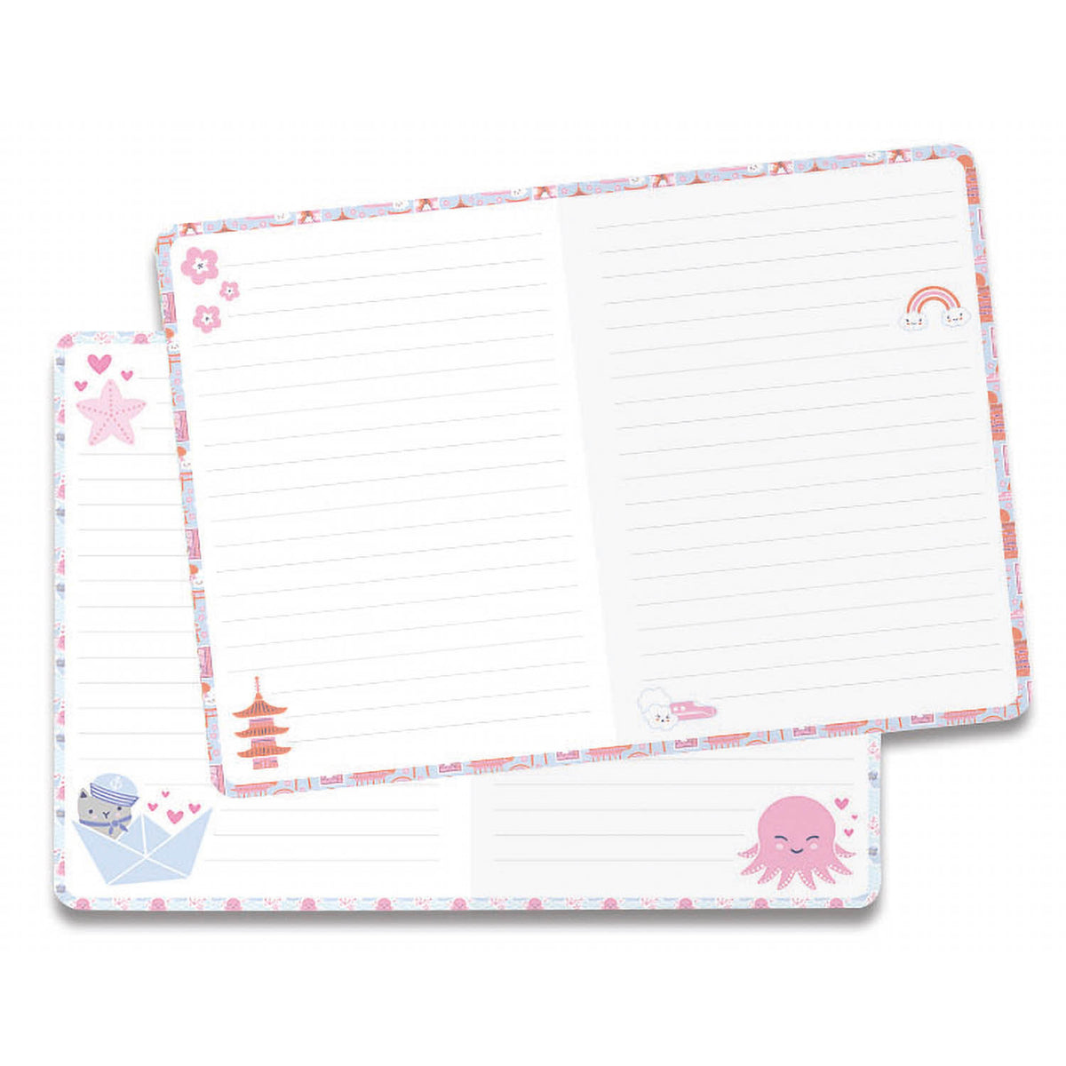Auzou Mit kontor - Kawaii notesbog med lås