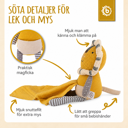 Bieco Gosedjur Lejon med Snuttefilt