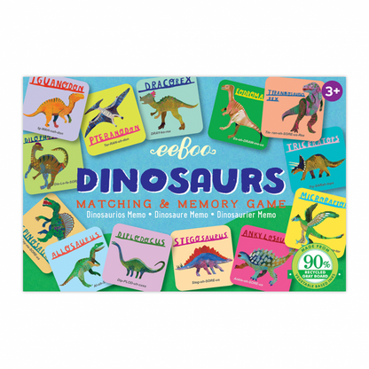 eeBoo Memoryspel – Dinosaurier