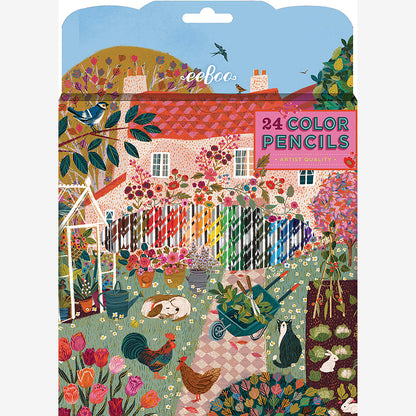 eeBoo 24 Färgpennor – English Cottage