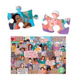 eeBoo Puslespil 100 bitar - Klimamarch