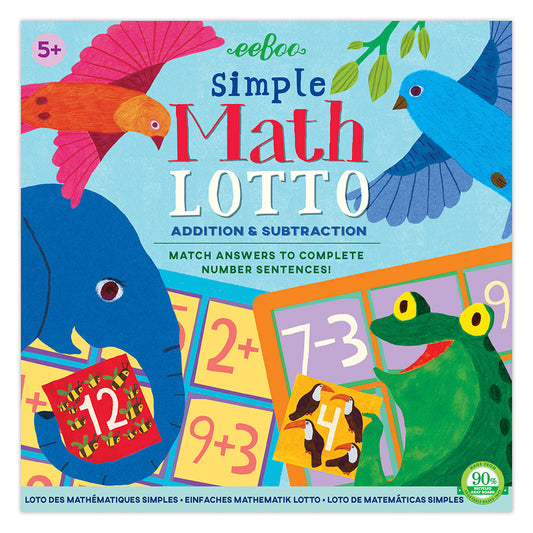 eeBoo Spil - Regnelotteri - Let matematik
