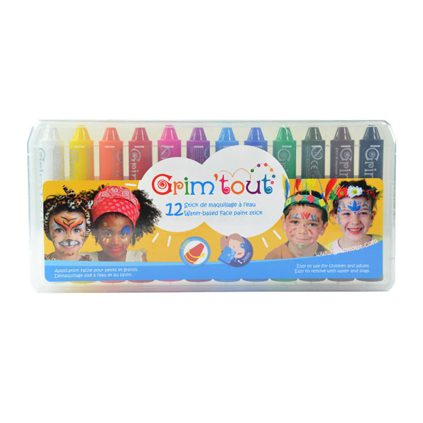 Grim'tout ansiktsmålning - 12pak