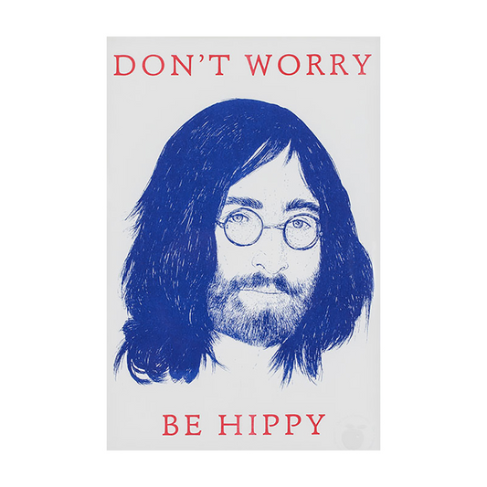Marke Newton A3 Print - Dont Worry Be Hippy