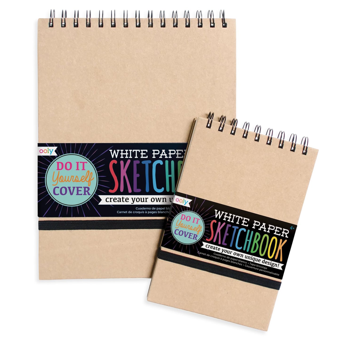 OOLY Skissblock – DIY – Vit 13 × 19 cm