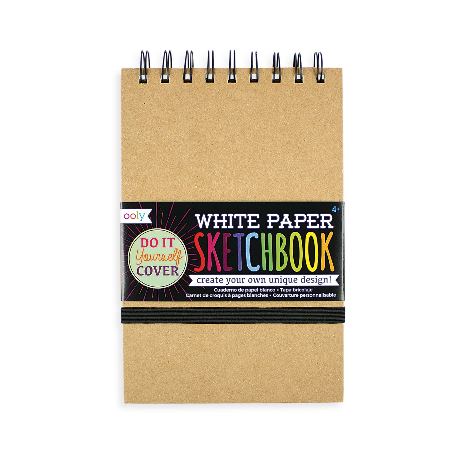 OOLY Skissblock – DIY – Vit 13 × 19 cm