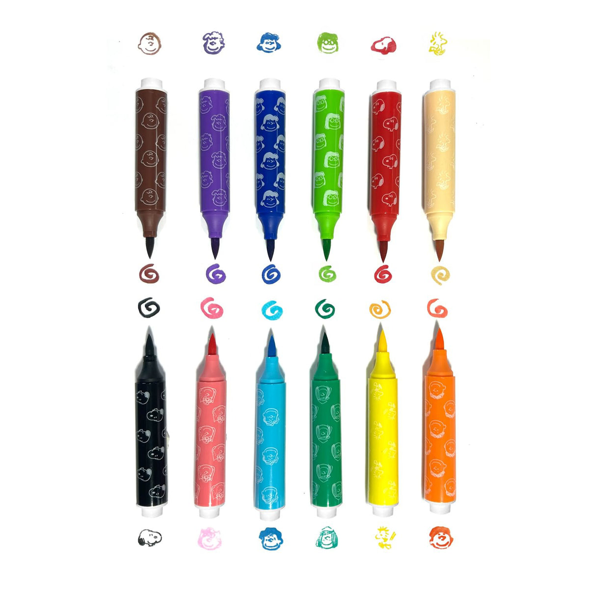 OOLY Penseltusser med stempel 6 stk - Radiserne