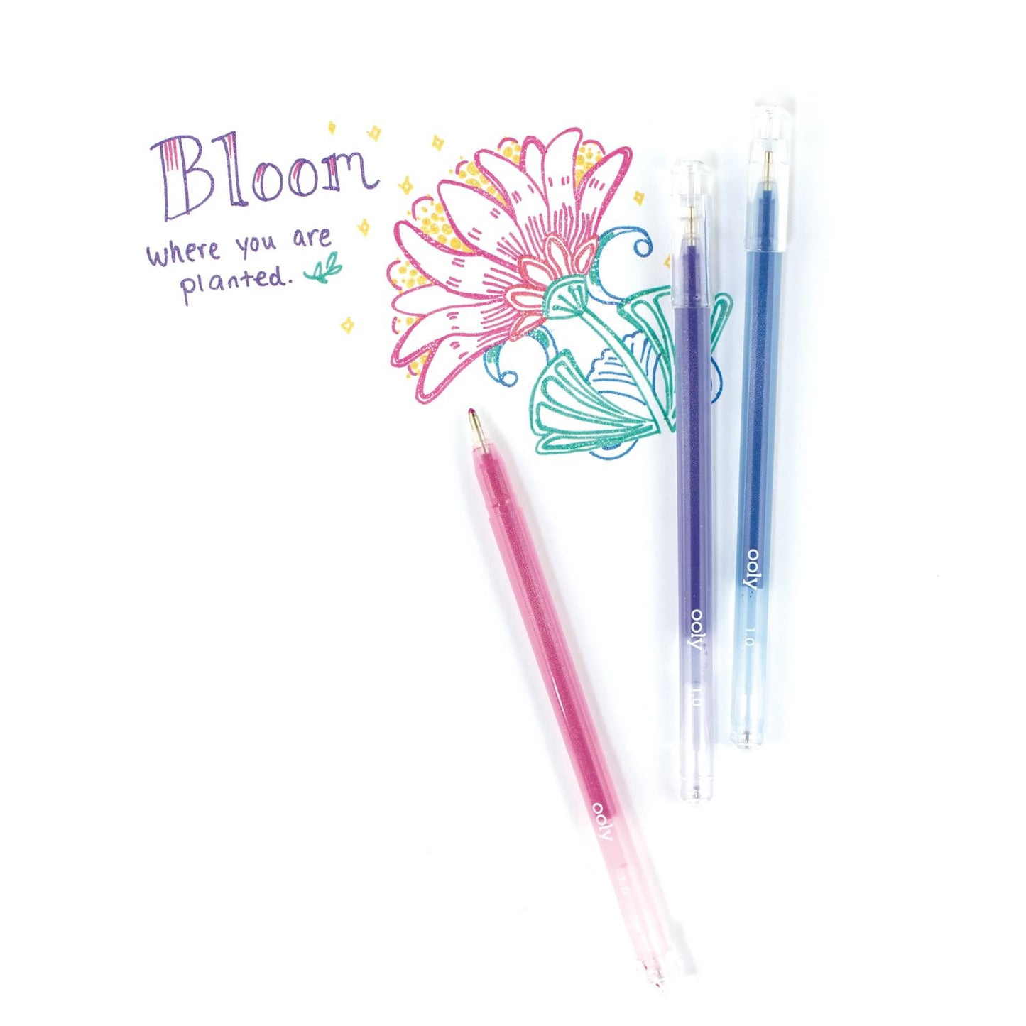 OOLY Gelpennor 8 st – Radiant Writers Glitter