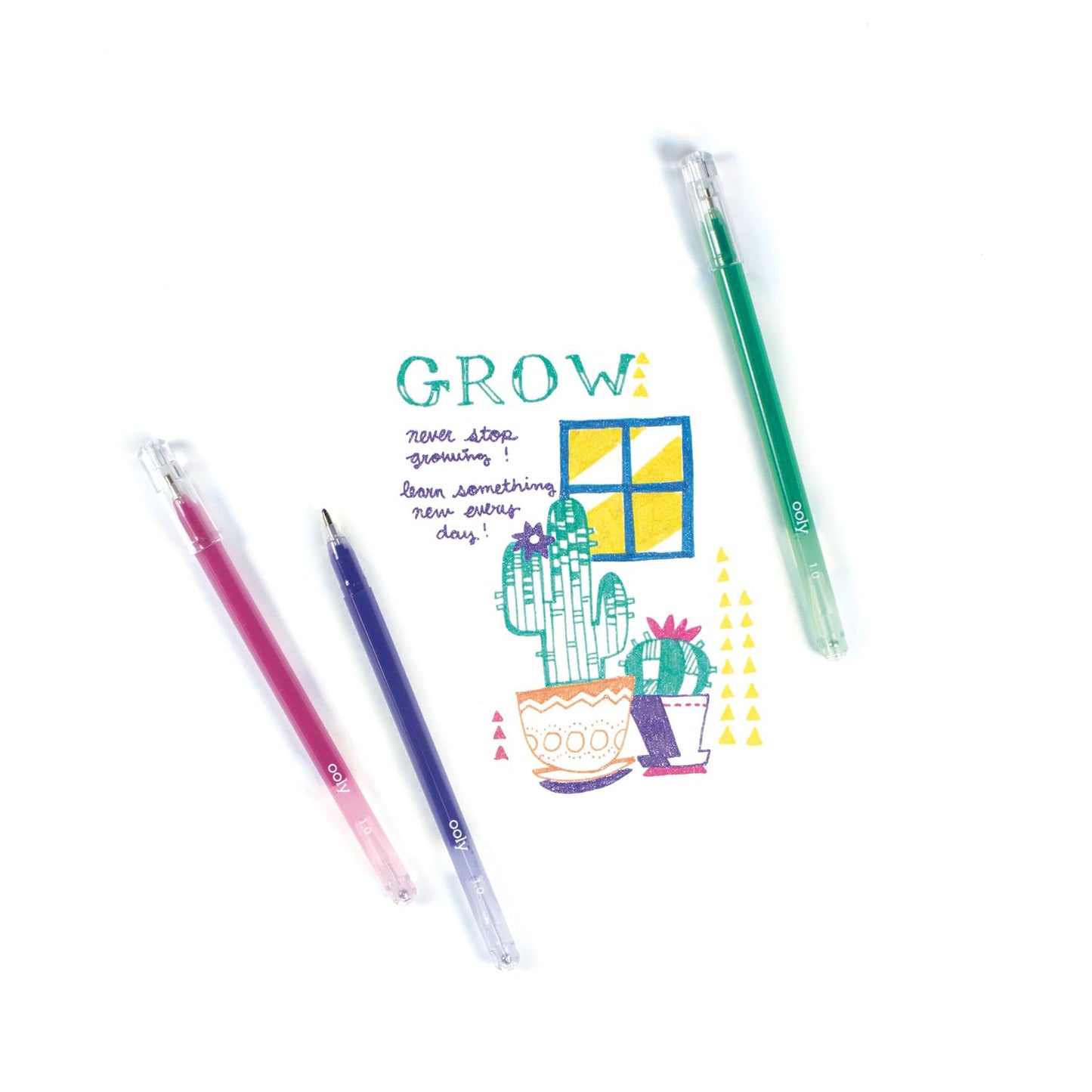 OOLY Gelpennor 8 st – Radiant Writers Glitter
