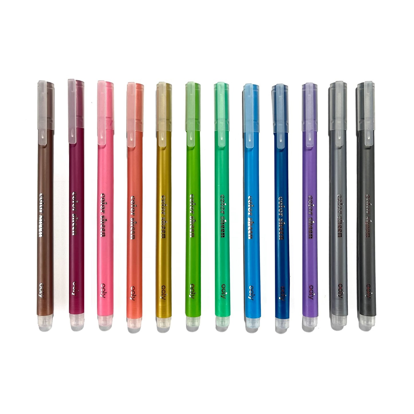 OOLY Gelpennor 12 st – Color Sheen Metallic